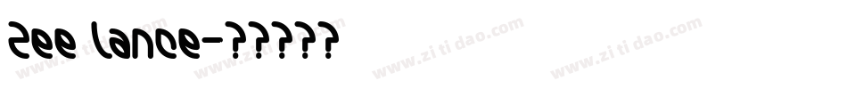 Zee Lance字体转换